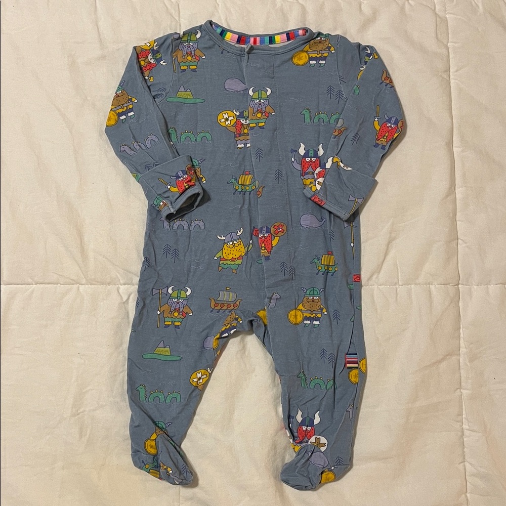 Magnetic Me Baby Footie - Vikings & Squirrel Band - Picture 2 of 5